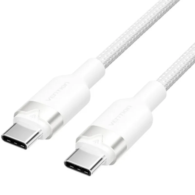 Дата кабель USB-C to USB-C 1.0m 60W white Vention (TRCWF)