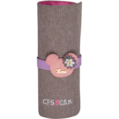 Пенал Cool For School Bear 1 відділення Сірий (CF86651-02)