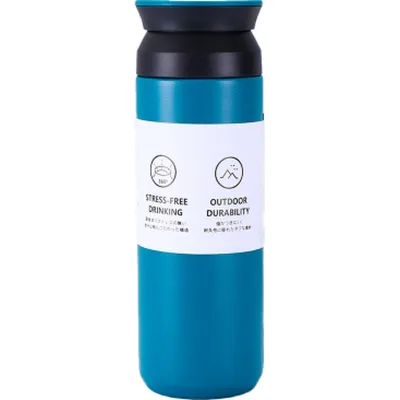 Термос Merlion Travel Tumbler 350 мл, подвійна кришка, синій (SUS-304-350Blue)