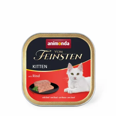 Паштет для котів Animonda Vom Feinsten Kitten with Beef 100 г (4017721832205)