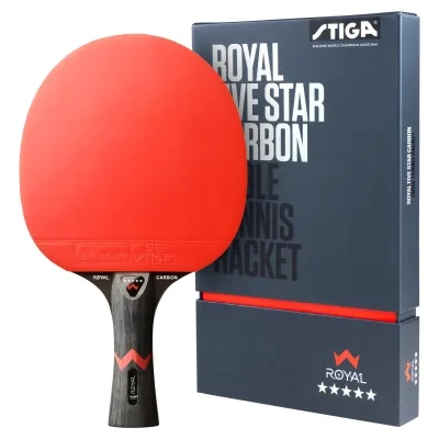 Ракетка для настільного тенісу Stiga Royal Carbon 5 Star FL (1215-2818-01) (931106)