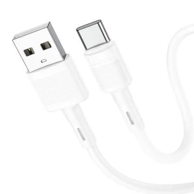Дата кабель USB 2.0 AM to USB-C 1.0m 3A X83 white HOCO (6931474770912)