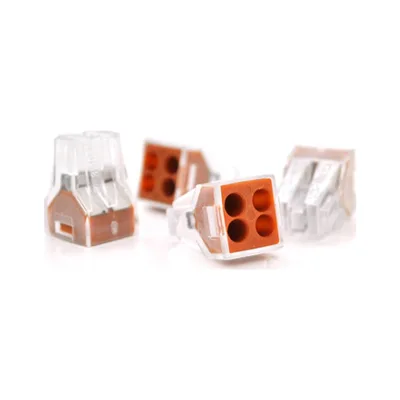 З'єднувач кабелю 4-pin аналог WAGO K773-104, 50штпак Voltronic (K773-104/50)