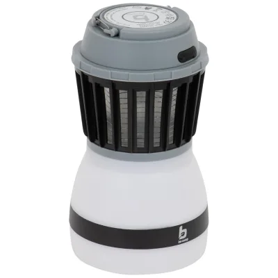 Ліхтар Bo-Camp + знищувач комах Atom WP Rechargable 200 Lumen Grey/Black (5818805) (DAS303871)