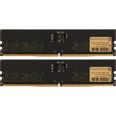 Модуль пам'яті для комп'ютера DDR5 32GB (2x16GB) 5600 MHz INTELIGENTES (IU5CIJ2/32)