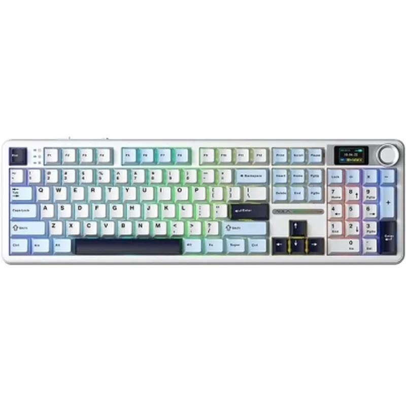 Клавіатура бездротова Aula F108 Pro White (6978080501318)