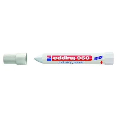 Маркер Edding Спеціальний промисловий маркер-паста Industry Painter 950 10 мм Білий (e-950/11)