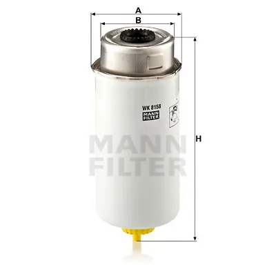 Фільтр паливний Mann WK8158