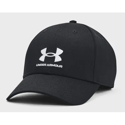 Кепка Under Armour UA Men's Sportstyle Lockup Adj чорний/білий 1381645-001 (196884130190)