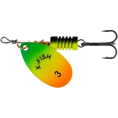 Блешня X-Fish Stark 6.5g 3 Fire tiger (1917.05.86)