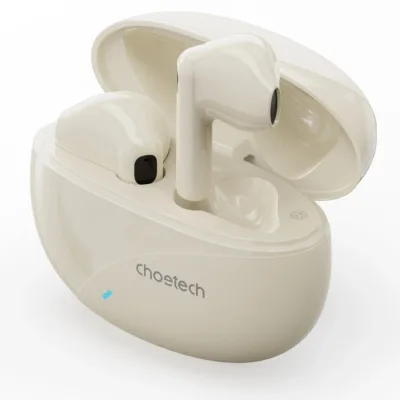 Навушники Choetech TWS Oval Beige (BH-T24-SK)