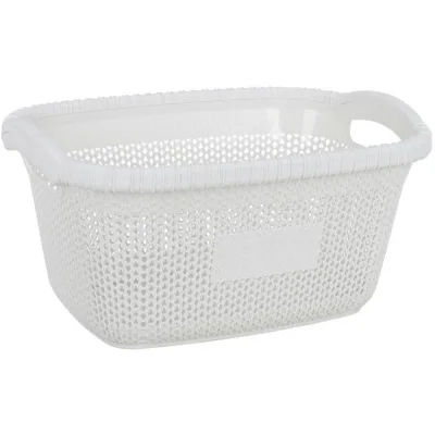 Кошик для білизни Violet House 1003 Віолетта White 28 л (1003 Виолетта W б/кр. 28 л)