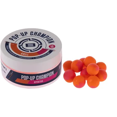 Бойл Brain Champion Pop-Up Krill (креветка) 10mm 34g (1858.81.29)