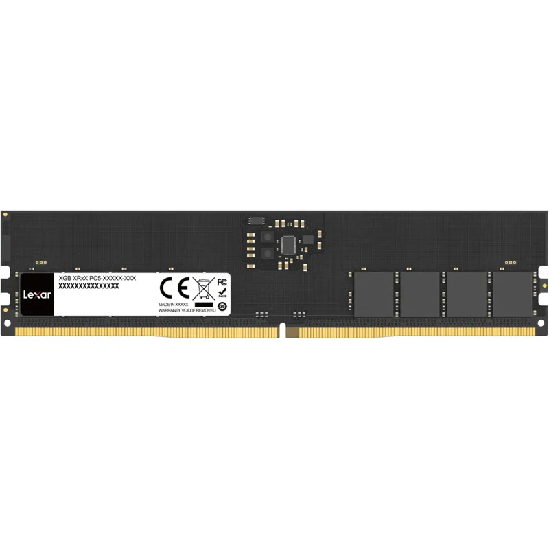 Модуль пам'яті для комп'ютера DDR5 16GB 5600 MHz Black Lexar (LD5U16G56C46ST-BGS)