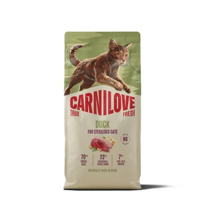 Сухий корм для кішок Carnilove True Fresh Duck Sterilised 6 кг (8595602582372)