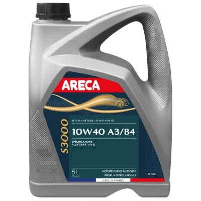 Моторна олива Areca S3000 10W-40 5л (80707)