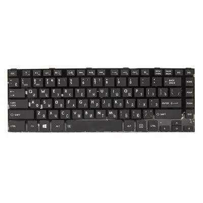Клавіатура ноутбука PowerPlant TOSHIBA Satellite C800 чорний, чорний фрейм (KB311941)