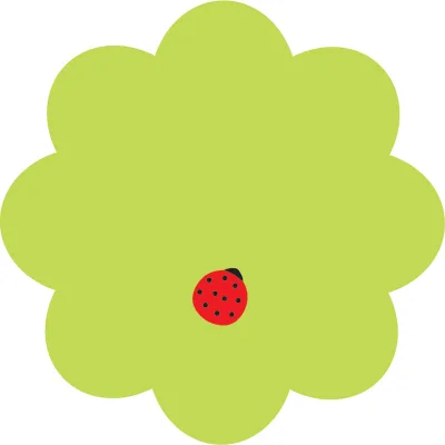 Папір для нотаток Axent з клейким шаром Flower 70х70мм, 50 аркушів (2444-05-A)