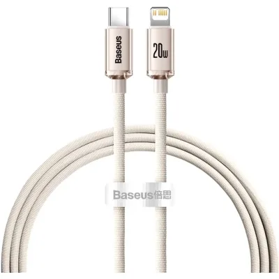 Дата кабель USB-C to Lightning 1.2m 20W pink Baseus (CAJY001304)