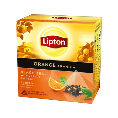 Чай Lipton зі смаком апельсину 20 пакетиків (5063270109809)
