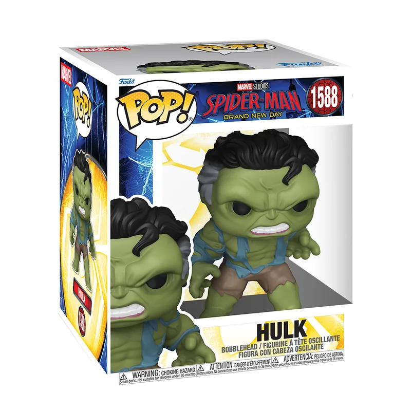 Фігурка Funko Pop серії Людина-павук: Абсолютно новий день - Халк 15 см (83965)