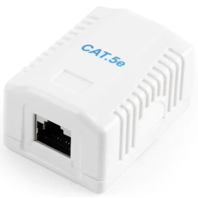 Комп'ютерна розетка Cablexpert RJ45x1 FTP, cat.5e (NCAC-1F5E-01)