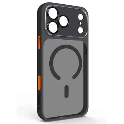 Чохол до мобільного телефона Armorstandart Unit-C MagCase SE Apple iPhone 17 Pro Max Black Orange (ARM86322)