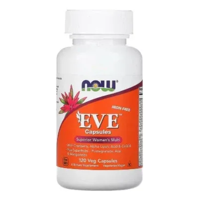 Вітамінно-мінеральний комплекс Now Foods Комплекс Для Жінок, Eve Capsules, Superior Women's Multi, 120 рослин (NOW-03798)