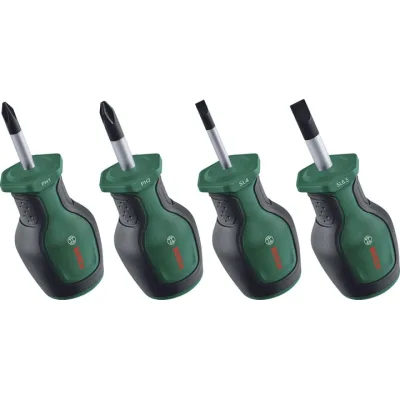 Набір викруток Bosch 4шт, SL, PH, сталь CrV (1.600.A03.2UJ)