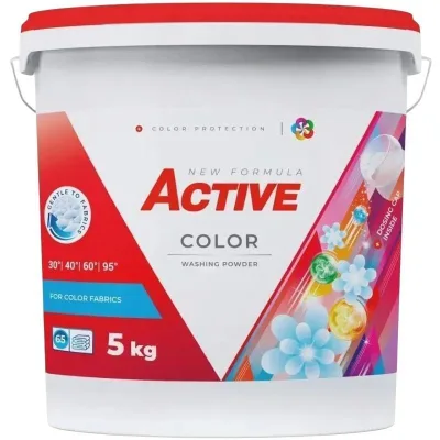 Пральний порошок Active PR Color З ароматом свіжості 5 кг + Дозатор (4820196010708)