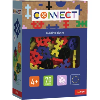 Конструктор Trefl Connect набір деталей конструктора, 70 деталей (boys) (5900511619874)
