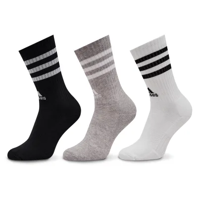 Шкарпетки Adidas 3S C SPW CRW IC1323 3P білий, сірий, чорний M (40-42) (4066746348789)