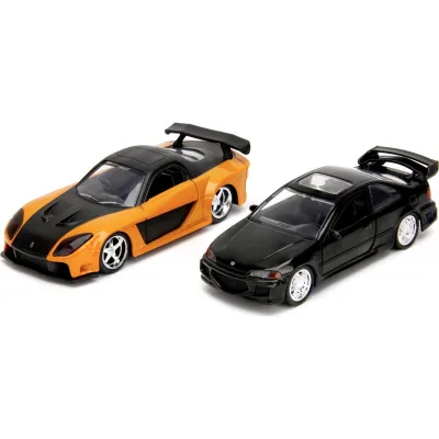 Машина Jada набiр автомоделей Fast and Furious Mazda PX-7 і Honda Civic EJ1 (253202011)