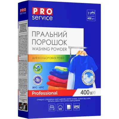 Пральний порошок PRO service Professional Для кольорових речей 400 г (4823071664188)