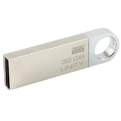 USB флеш накопичувач Goodram 32GB UUN2 (Unity) Silver USB 2.0 (UUN2-0320S0R11)