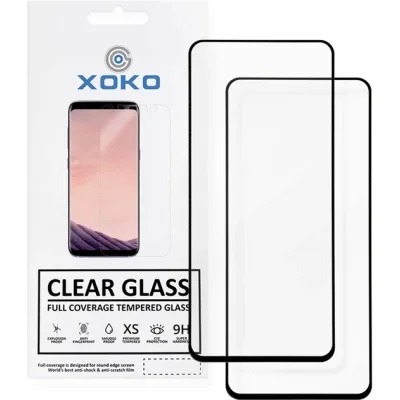 Скло захисне XoKo Full Cover Ultra-Thin iPhone 15 Plus Black 2 pcs (XK-FCU-AP-IP15PL)