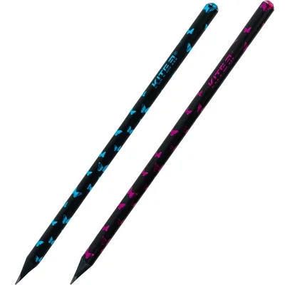 Олівець графітний Kite з кристалом Butterfly, НВ (K24-059-2)