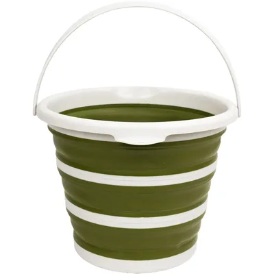 Відро складане Tribe Water Bucket 10 л olive (T-FJ-0048-olive)