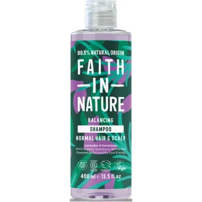 Шампунь Faith in Nature Натуральний З лавандою та геранню 400 мл (708002400414)