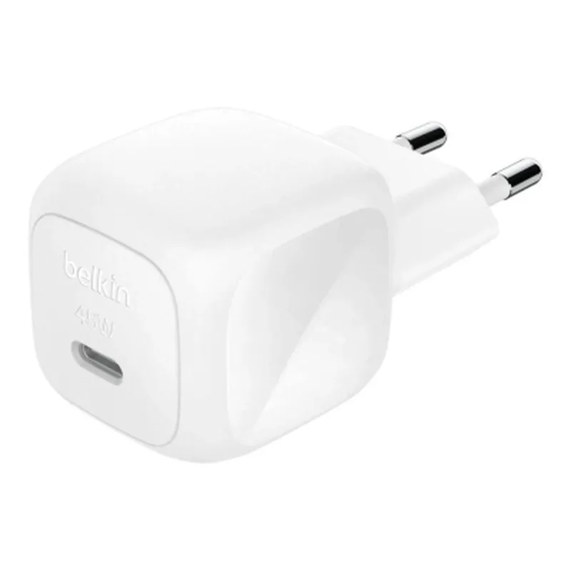 Зарядний пристрій Belkin USB-C PD45W PPS white (WCA013KQWH)