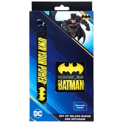 Бейдж Kite набір на липучці та підвіска DC Batman (DC25-3010)