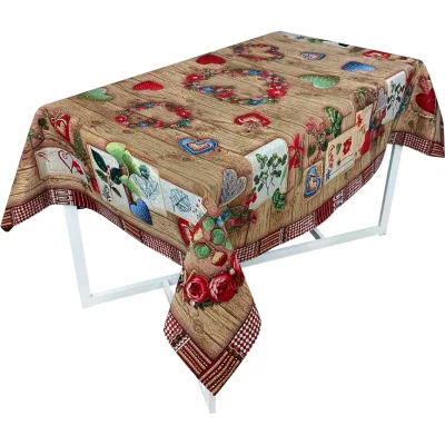Скатертина Прованс гобеленова Wooden 134х240 см (4823093435995)
