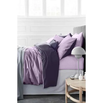 Постільна білизна MirSon Сатин Premium Violet 0199+0231 160х220 (2200001479166)