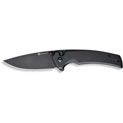Ніж Sencut Serene, Black Aluminum, Darkwash (S21022B-1)