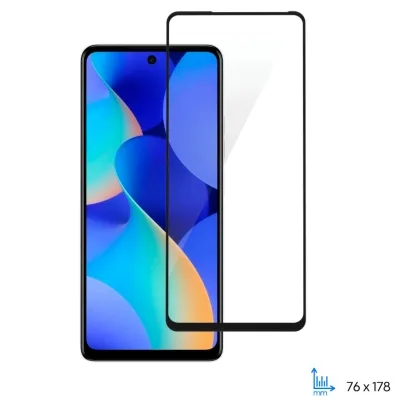Скло захисне 2E TECNO Spark 10 Pro (KI7) 2.5D FCFG black (2E-TC-SP10P-SMFCFG-BB)