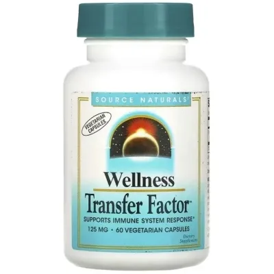 Вітамінно-мінеральний комплекс Source Naturals Підтримка імунітету, Wellness Transfer Factor, 60 вегетаріанських (SN2635)