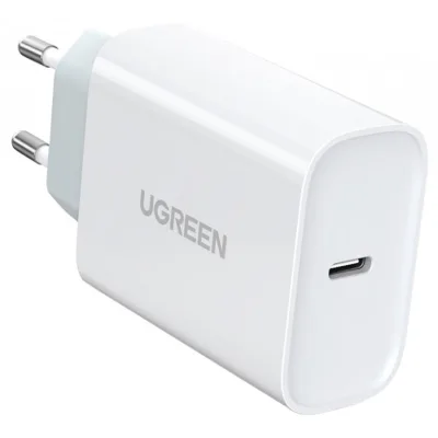 Зарядний пристрій Ugreen USB-C PD30W CD127 white (70161)
