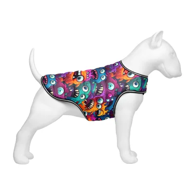 Курточка для тварин WAUDOG Clothes Накидка Зубасті монстри XXS (501-4048)