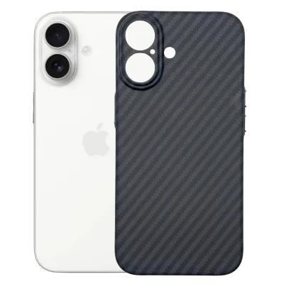 Чохол до мобільного телефона BeCover FIBRA Carbonite MagSafe Apple iPhone 17 Black (715406)
