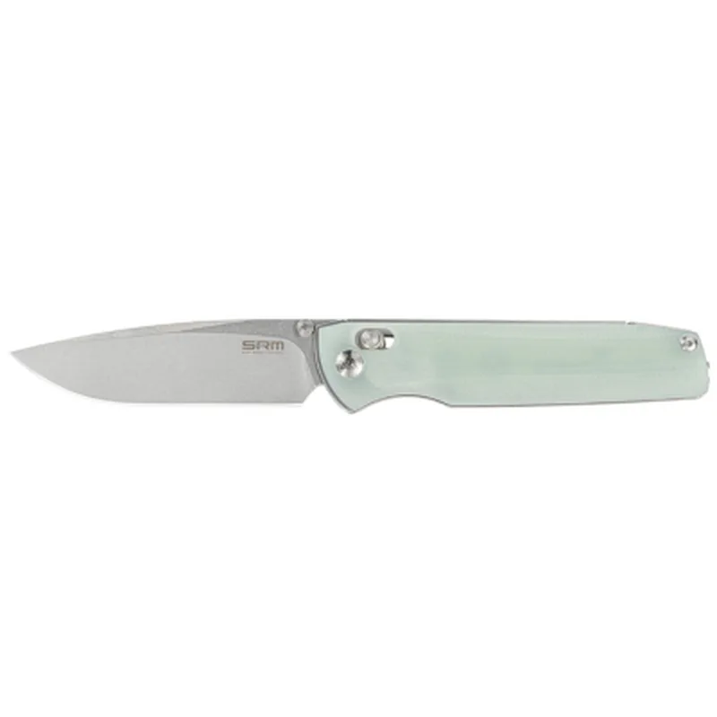 Ніж SRM Terrier D2, Natural G10, Stonewash (258L-GC)